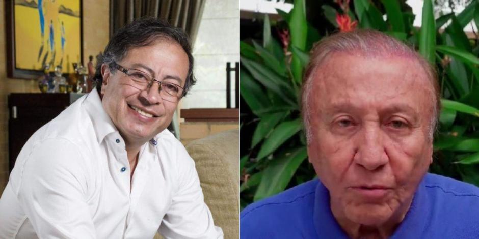 Gustavo Petro y Rodolfo Hernández, candidatos a la presidencia de Colombia.