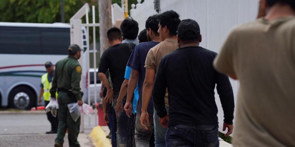 Migrantes en México.