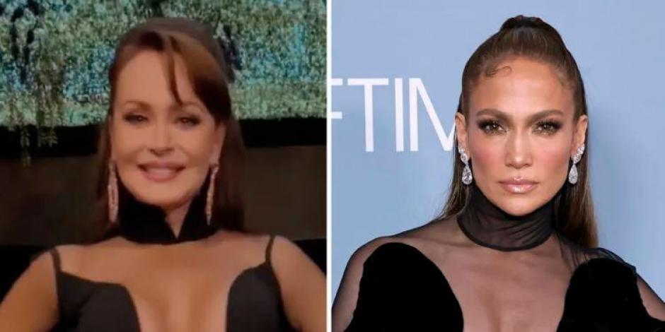 Gabriela Spanic le roba el look a Jennifer Lopez y la celebran: "no hay comparación"