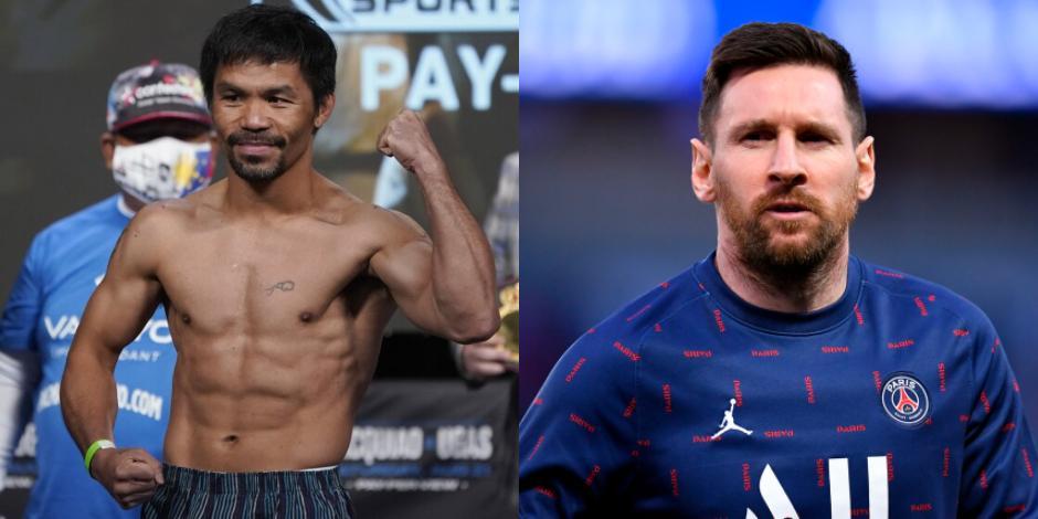 Manny Pacquiao y la insólita confesión para Lionel Messi