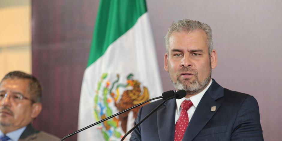 Alfredo Ramírez Bedolla, gobernador de Michoacán.