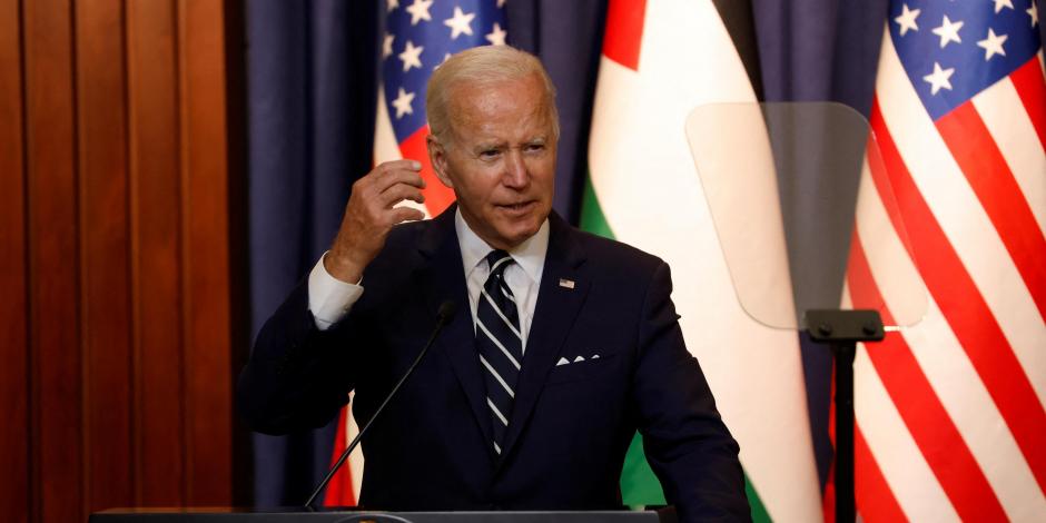 Biden afirma que Palestina merece un Estado propio; promete reactivar la paz con Israel.