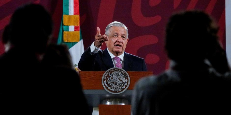 Andrés Manuel López Obrador, presidente de México, en Palacio Nacioal..
