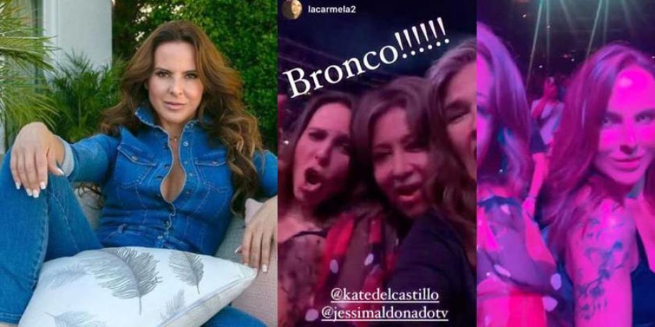 Filtran VIDEO de Kate del Castillo en concierto de Bronco... y la acusan de estar "borracha"