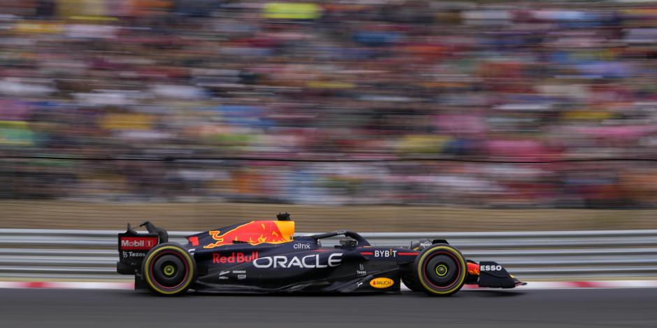 El Red Bull de Max Verstappen durante el Gran Premio de Hungría de F1.