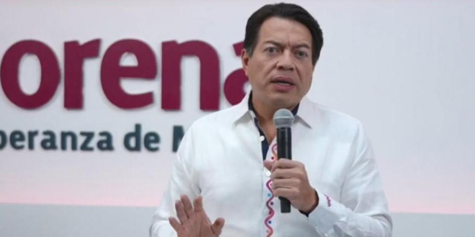 Mario Delgado, dirigente nacional de Morena, enfatizó que la estrategia de seguridad del Presidente es la correcta.