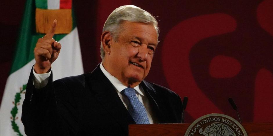 Andrés Manuel López Obrador, presidnete de México, en Palacio Nacional.