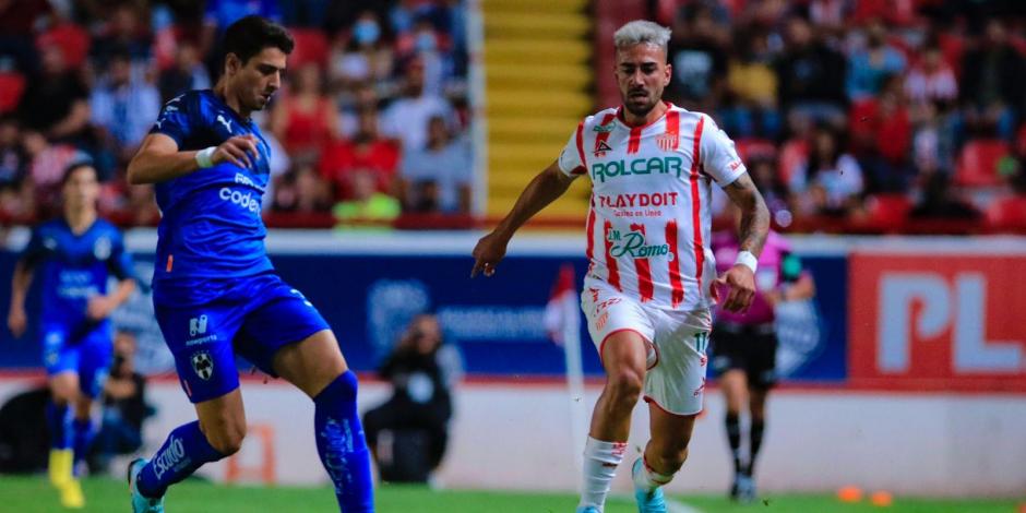 Monterrey venció 2-1 como visitante al Necaxa en la Fecha 8 del pasado Apertura 2022.