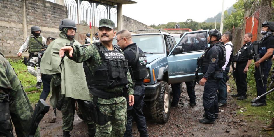 Sedena, SSP y GN desarticulan célula delictiva en Michoacán con la detención de 164 personas