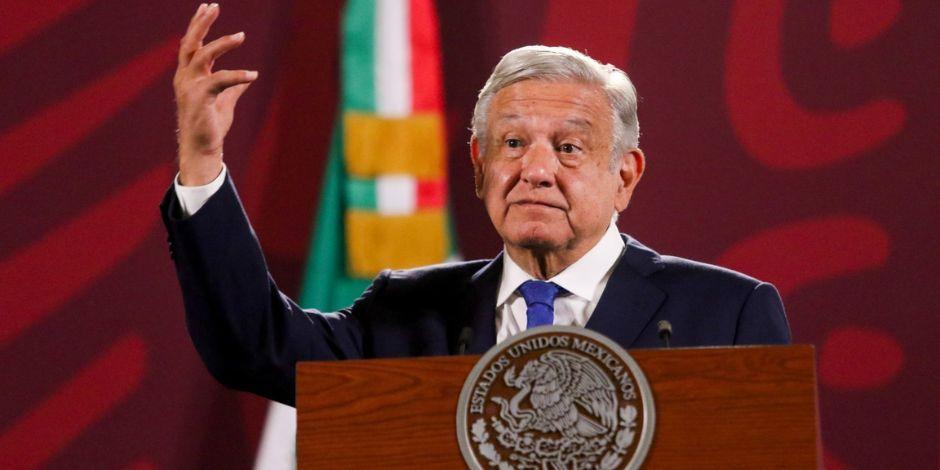 El Presidente López Obrador ofrece conferencia este 6 de marzo del 2023, desde Palacio Nacional, en la Ciudad de México.
