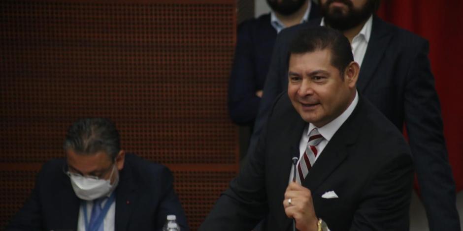 El legislador Alejandro Armenta Mier se desempeñará como presidente de la Mesa Directiva del Senado.