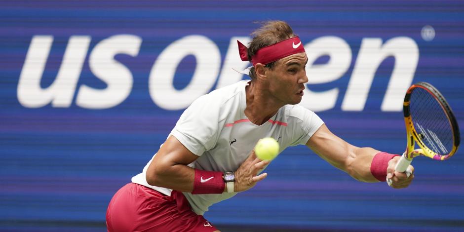Rafael Nadal durante su partido ante Frances Tiafoe, en la cuarta ronda del US Open