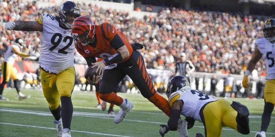 Bengals derrotó 41-10 a los Steelers en el partido más reciente entre ambos en la NFL, el pasado 28 de noviembre.