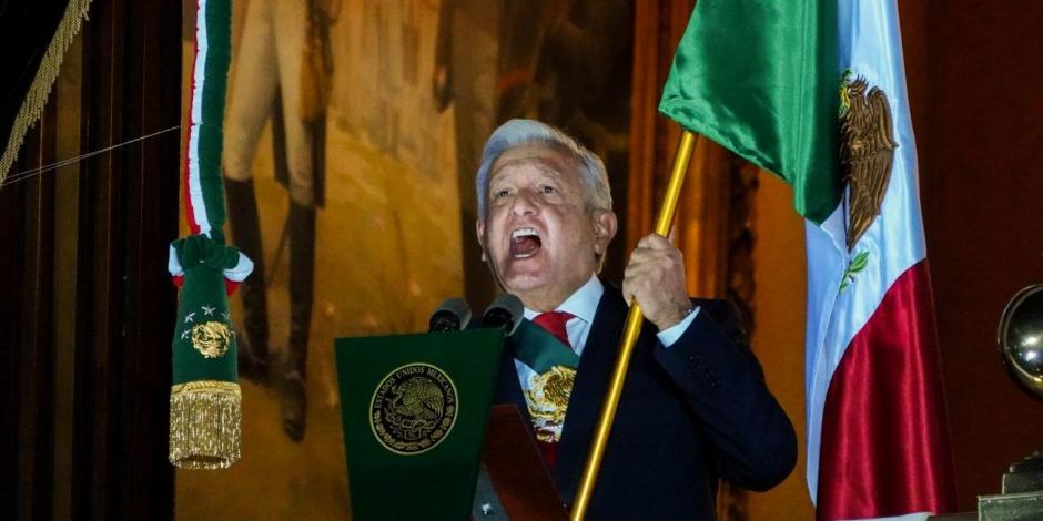 El Presidente Andrés Manuel López Obrador dio su Cuarto Grito de Independencia ante un Zócalo capitalino abarrotado de gente.