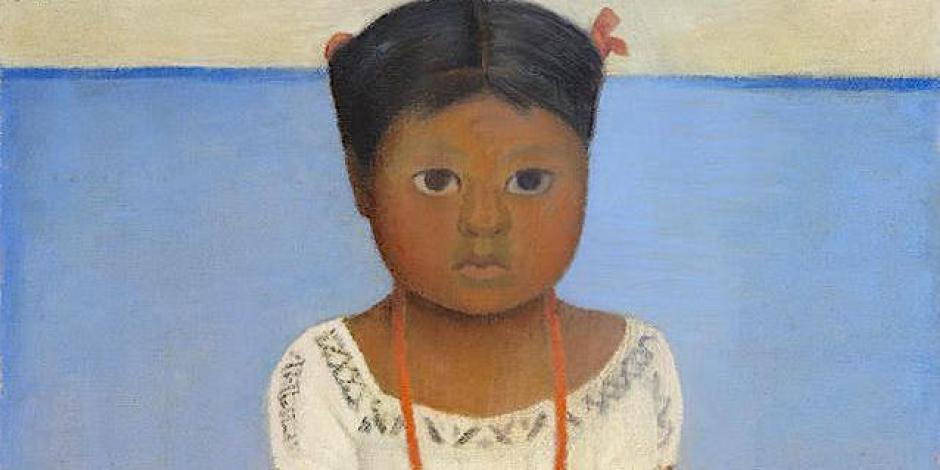 Diego Rivera, Delfina Flores, óleo, 1927. Es la imagen que menciona Orozco, reproducida en la revista Contemporáneos, junio, 1928.