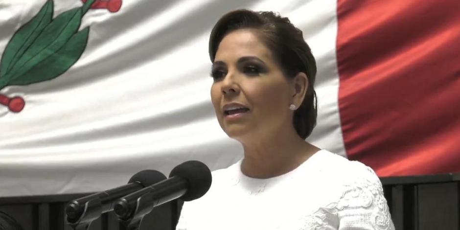 Mara Lezama rindió protesta como primera gobernadora de Quintana Roo, este domingo 25 de septiembre.