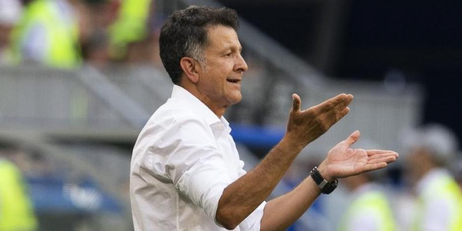 Juan Carlos Osorio durante un juego en su etapa como entrenador de la Selección Mexicana. El colombiano será comentarista de ESPN en Estados Unidos durante el Mundial Qatar 2022.