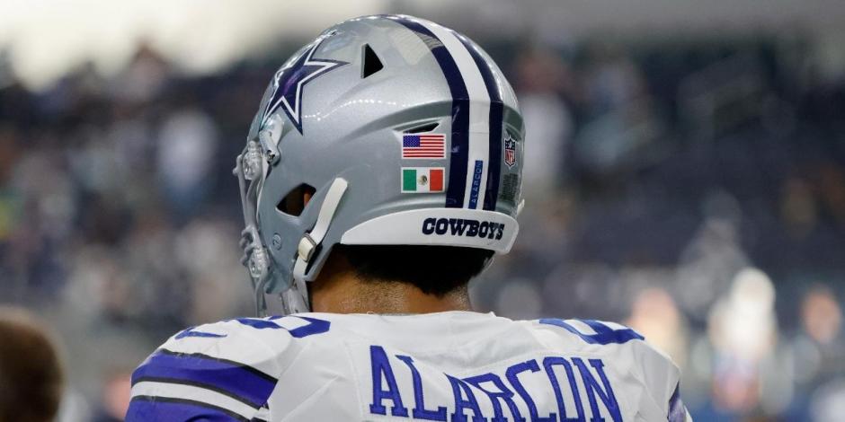 El mexicano Isaac Alarcón forma parte del equipo de prácticas de los Dallas Cowboys de la NFL.