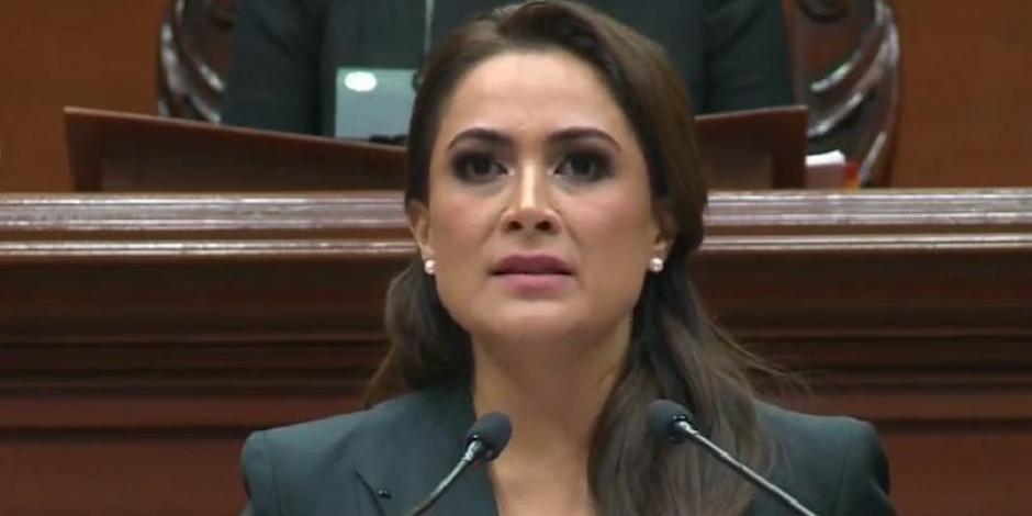 Tere Jiménez toma protesta como Gobernadora Constitucional del Estado de Aguascalientes este 1 de octubre.