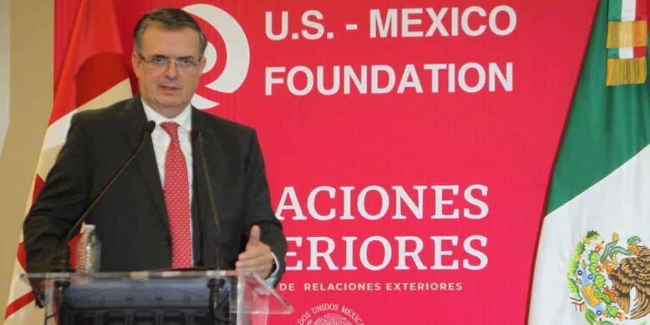 Marcelo Ebrard reconoció que el mayor reto de México es aumentar el valor de su economía.