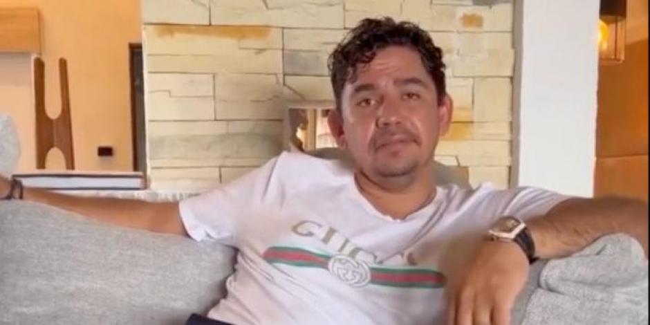 José Alfredo Hurtado Olascoaga en un video difundido a través de redes sociales, el viernes.