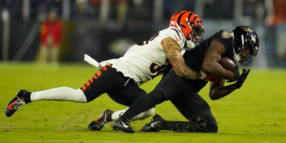 Una acción del Cincinnati Bengals vs Baltimore Ravens de la Semana 5 de la NFL.