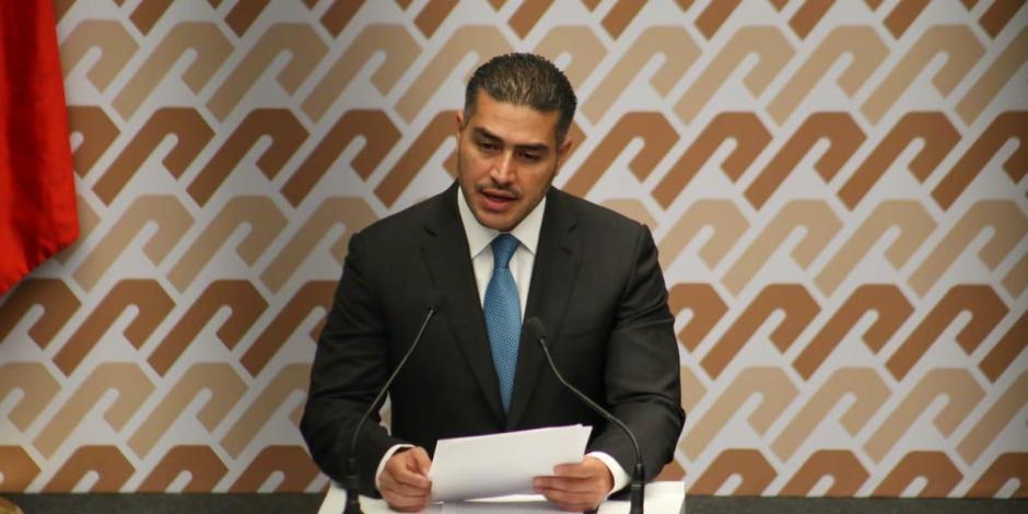 Omar García Harfuch en el Informe de Incidencia Delictiva de la Ciudad de México.