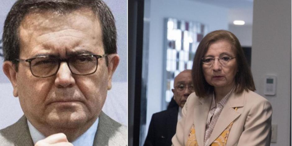 El diputado Ildefonso Guajardo (izq.) calificó como "lamentable" la salida de Luz María de la Mora de la Secretaría de Economía.