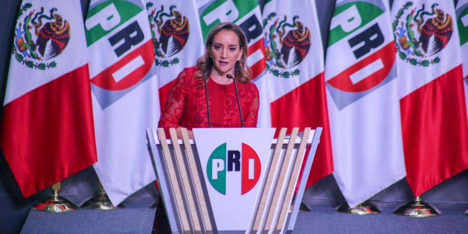 “Soy Claudia Ruíz Massieu, sí me atrevo y estoy lista”, afirmó la senadora del PRI