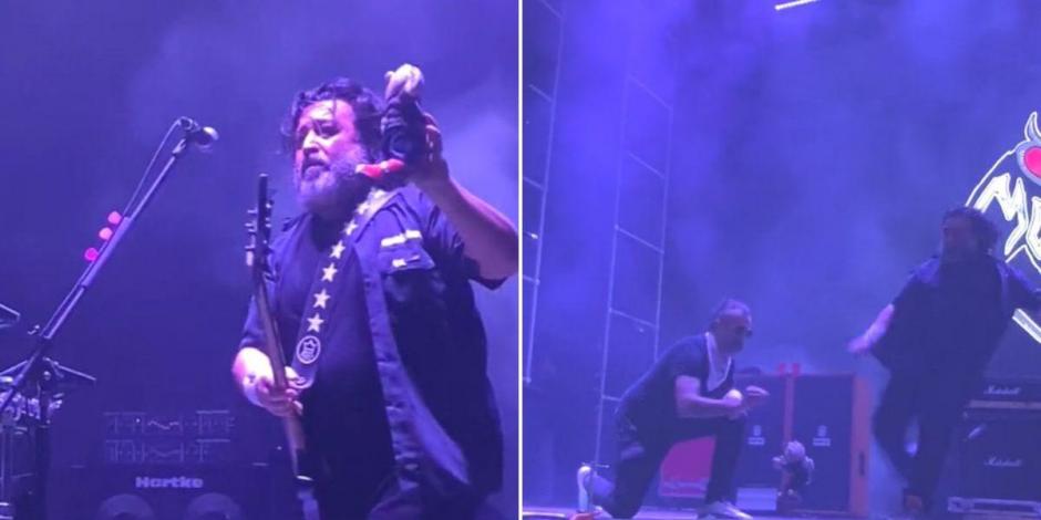 Dr. Simi "ataca" a Micky de Molotov en concierto y lo patean (VIDEO)