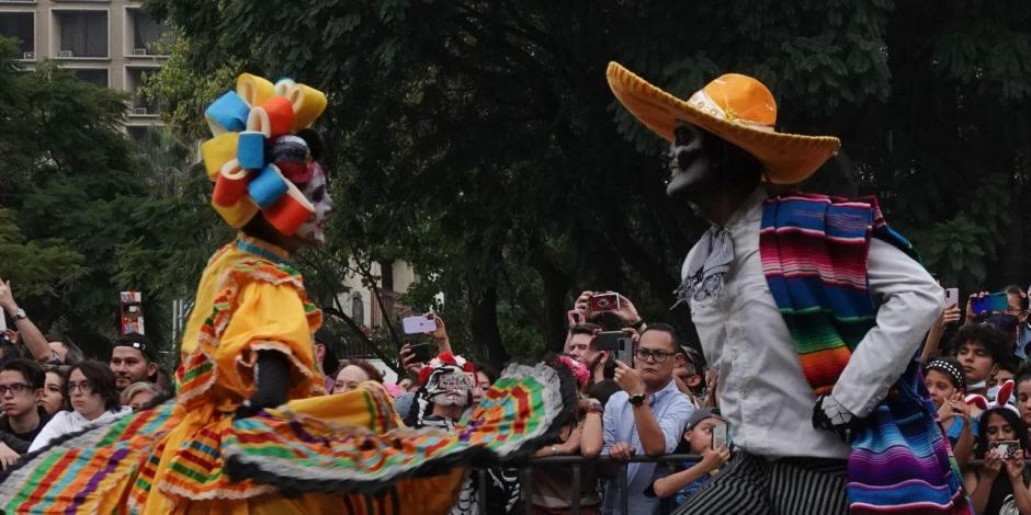 En FOTOS, así se vive en la CDMX el Desfile de Día de Muertos 2022