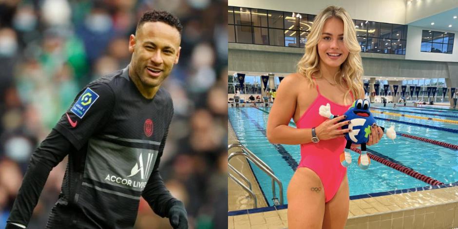 Neymar enciende las redes sociales con un tremendo guiño para una nadadora paraguaya