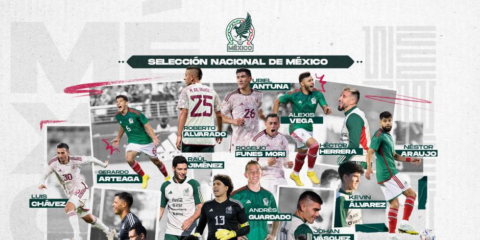 La Selección Mexicana presentó a los jugadores que estarán en la Copa del Mundo Qatar 2022