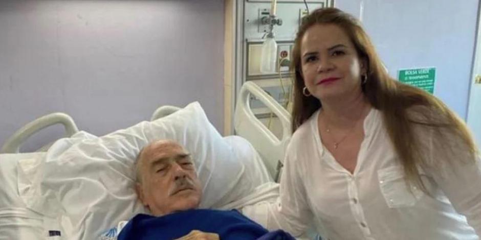 Esposa de Andrés García dice que el actor está "entre la vida y la muerte"