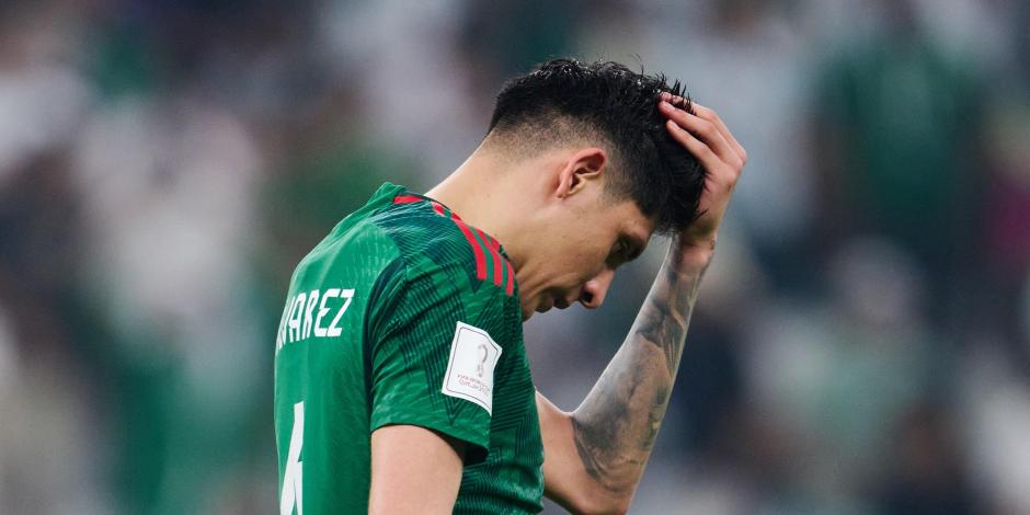 Edson Álvarez lamenta la eliminación de México de la Copa del Mundo Qatar 2022.