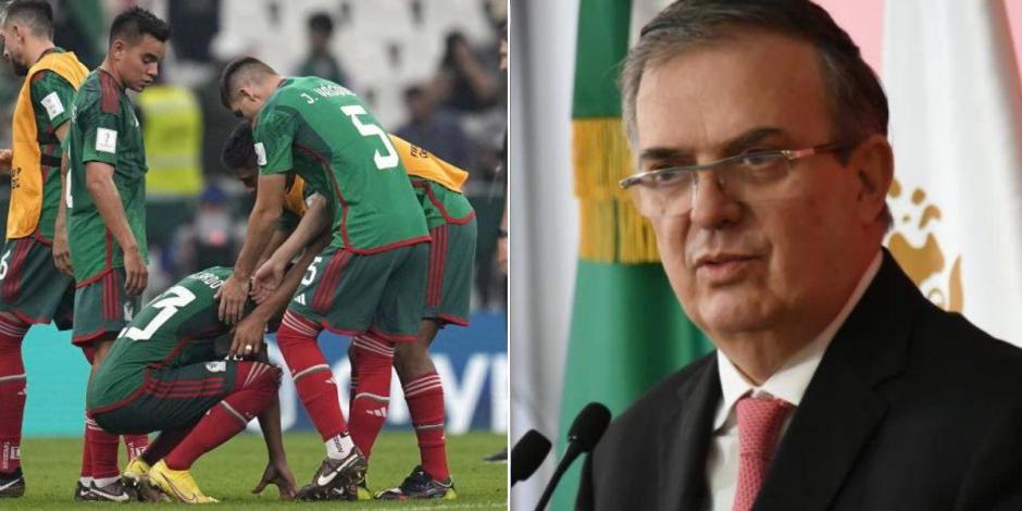 Critica Marcelo Ebrard desempeño de seleccionados mexicanos en Qatar 2022.