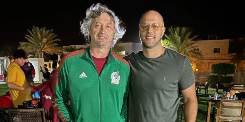Norberto y Cristian Scoponi en la Copa del Mundo Qatar 2022