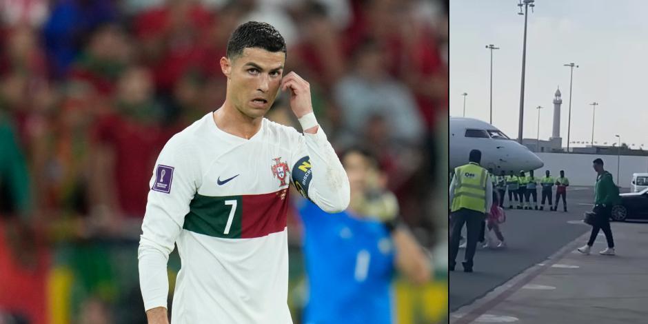 Cristiano Ronaldo deja el Mundial Qatar 2022 en su jet privado