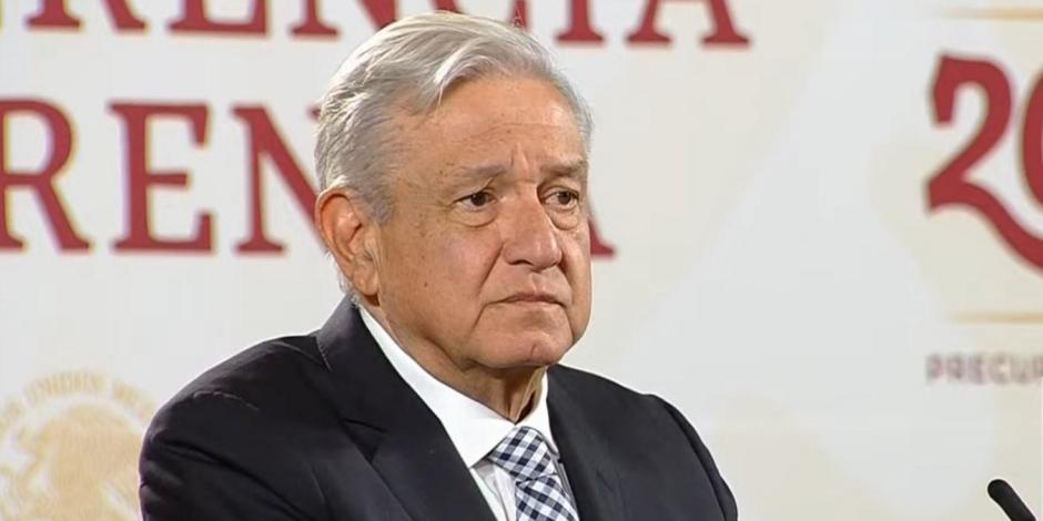 El Presidente Andrés Manuel López Obrador ofrece conferencia este 5 de enero del 2023, en Palacio Nacional, en la Ciudad de México