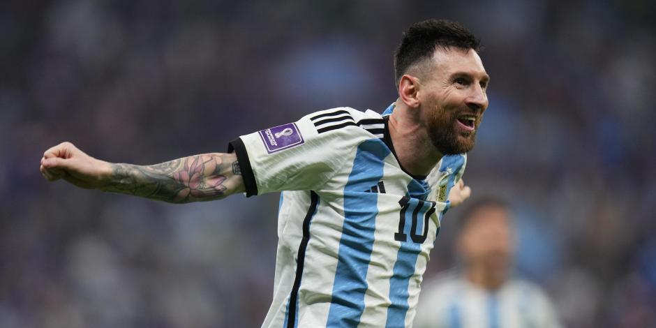 Messi ganó la Copa del Mundo con la Selección Argentina en Qatar 2022.