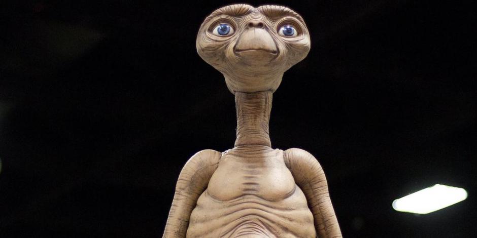 Réplica del muñeco de 'ET: El Extraterrestre', en un museo.