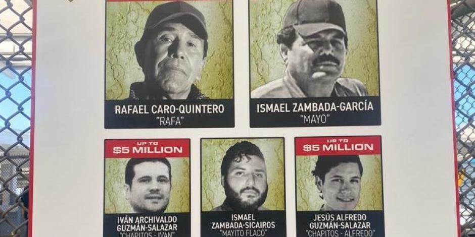 Dos de sus hijos de "El Chapo" aparecen como buscados por las autoridades estadounidenses.