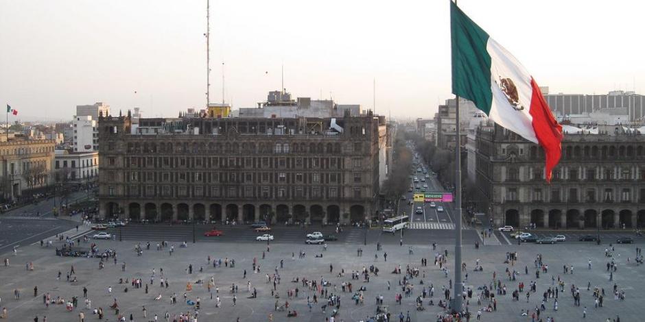 Zócalo de la Ciudad de México.