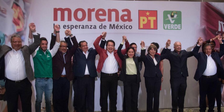 Confirma Morena alianza en Estado de México.
