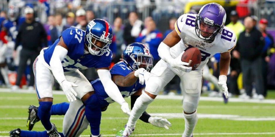 Vikings derrotó 27-24 a Giants, el pasado 24 de diciembre, en la Semana 16 de la NFL.