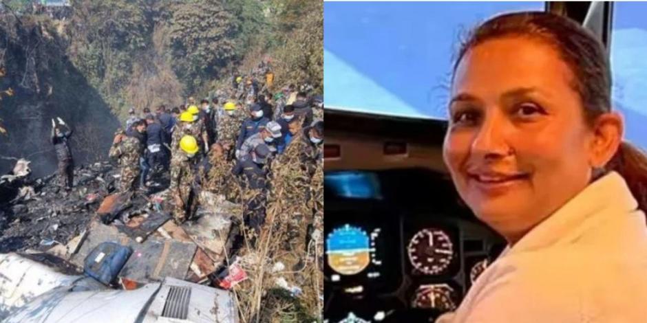 La copiloto del avión accidentado en Nepal había perdido a su esposo 16 años antes en otro accidente aéreo de la misma aerolínea