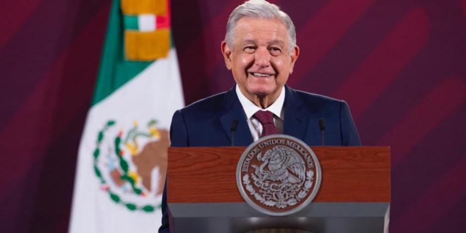 El Presidente de México, Andrés Manuel López Obrador, durante su conferencia de este lunes 25 de enero de 2023