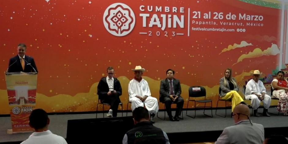 Cumbre Tajín 2023 será del 21 al 26 de marzo, anuncia el secretario de Turismo de Veracruz, Iván Francisco Olvera.