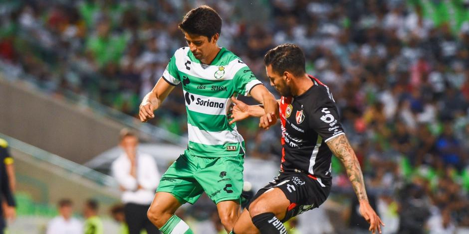 Santos derrotó 1-0 al Atlas en la Jornada 6 del pasado Torneo Apertura 2022.