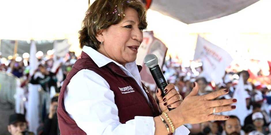 Delfina Gómez pide cuidar las urnas en los próximos comicios